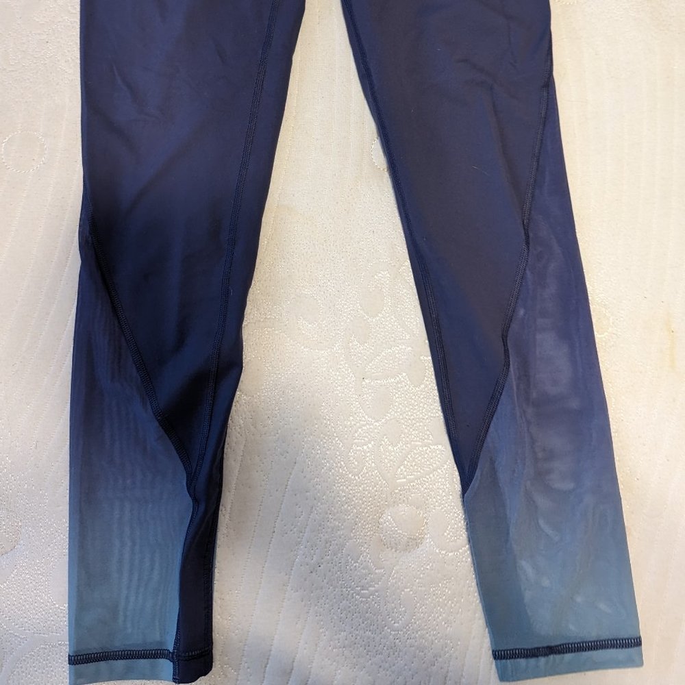 Victoria's Secret Knockout Tights Blue Ombre Size Medium Long